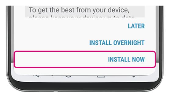 بر روی Install ضربه بزنید