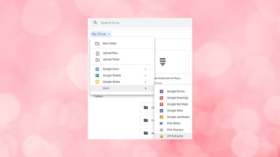 استخراج فایل Zip