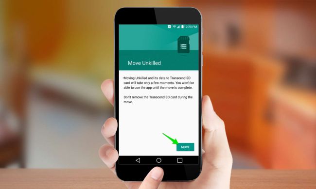 انتقال برنامه ها به کارت حافظه