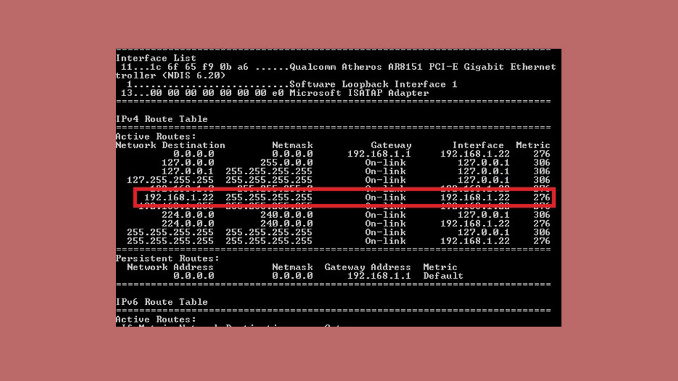 یافتن IP آدرس