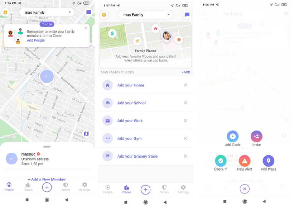 برنامه های اشتراک گذاری مکان برای اندروید : Life360