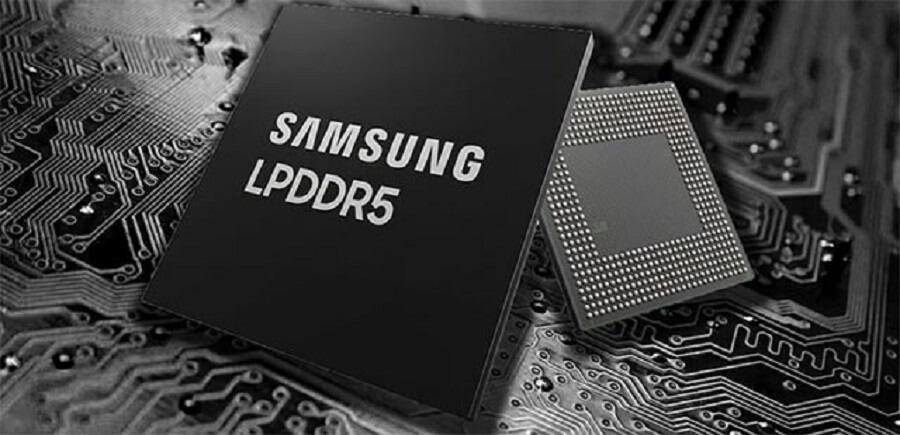حافظه های ۱۶ گیگابایتی LPDDR5 سامسونگ