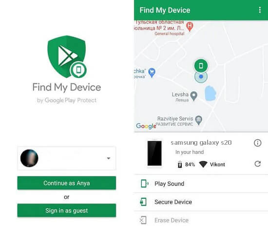 نحوه استفاده از Find My Device