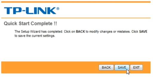 گزینه save را برگزینید