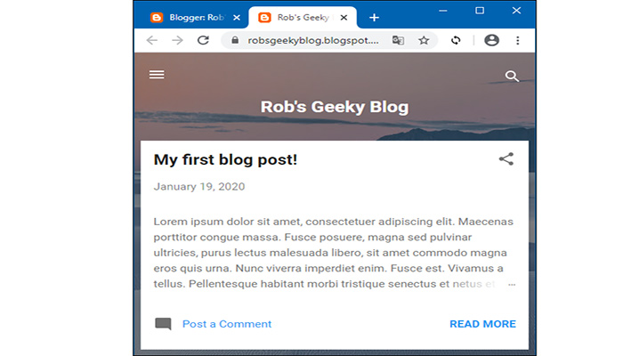 اولین پست آماده مشاهده جهانیان است.