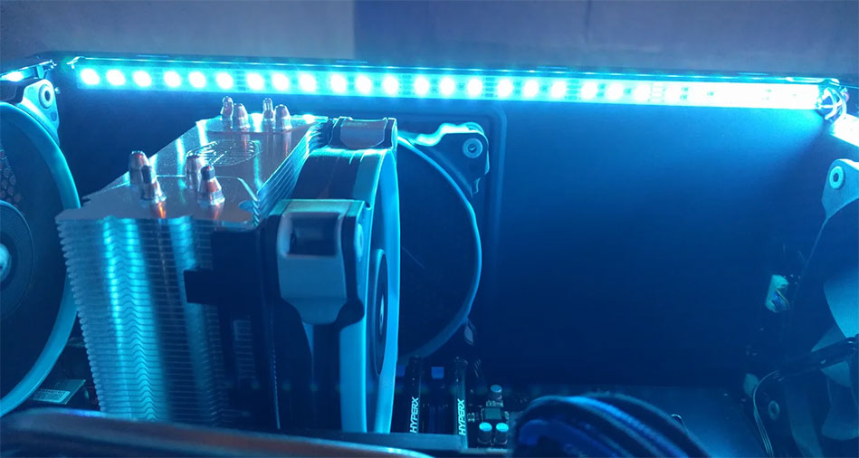 نصب LED در کیس