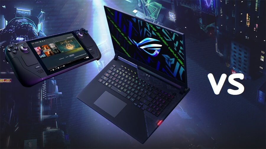 استیم دک و لپ تاپ گیمینگ